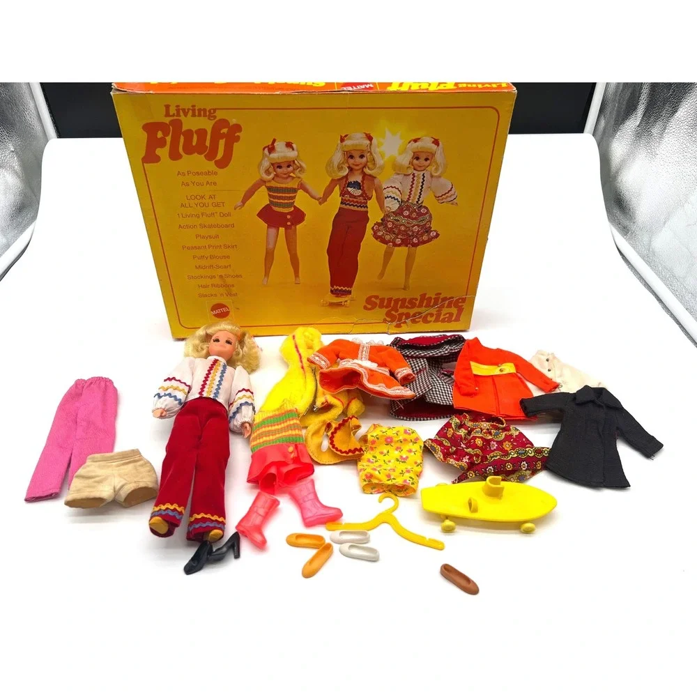 Vintage Barbie Skipper 1971 Living Fluff Sunshine Special Sears Exclusive